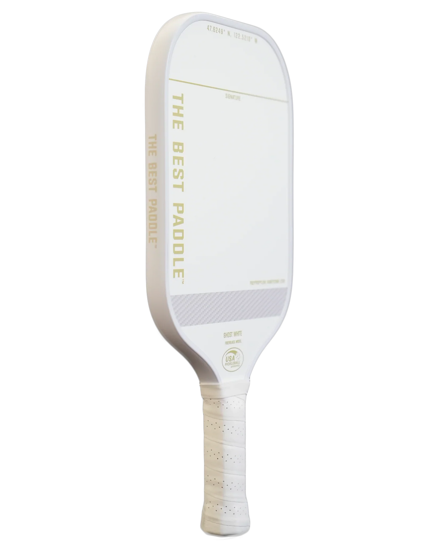 THE BEST PADDLE Ghost White PICKLEBALL PADDLE